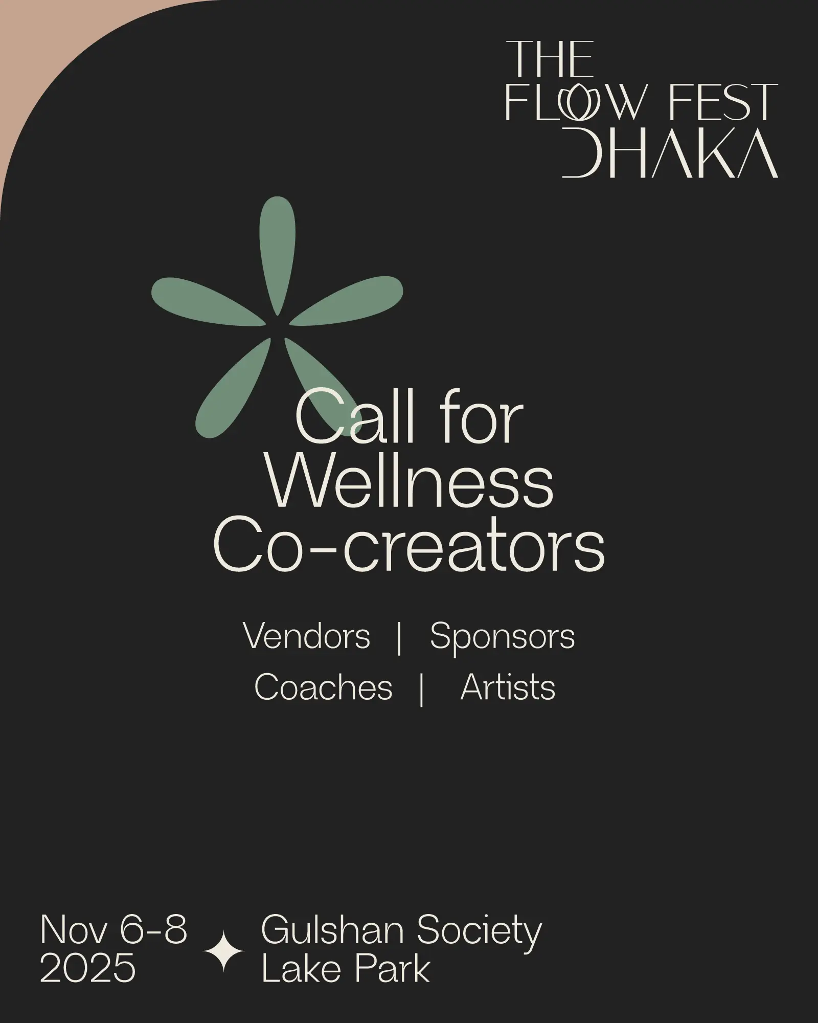 Wellness vendors and partners collaborating at FlowFest